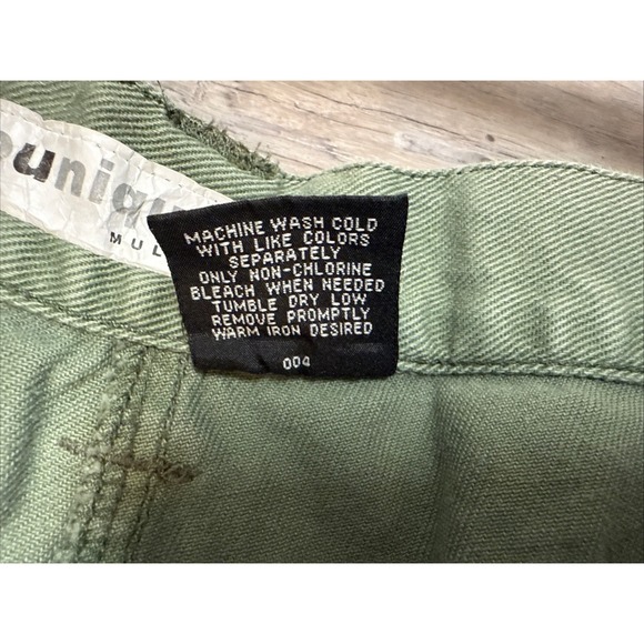 VTG Younique Jeans Women's Y2K Flare Zipper 90s Cargo Pockets Pants Grunge Sz 13 - Picture 7 of 9